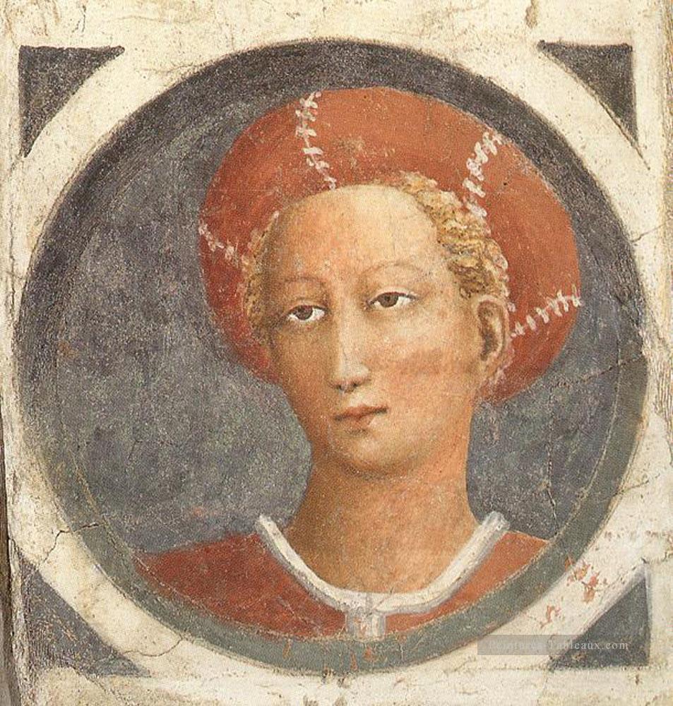 Médaillon Christianisme Quattrocento Renaissance Masaccio Peintures à l'huile